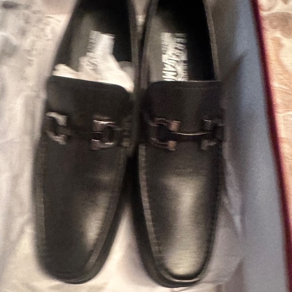 Salvatore ferragamo grandioso loafers. Black. Size 9 main image 8